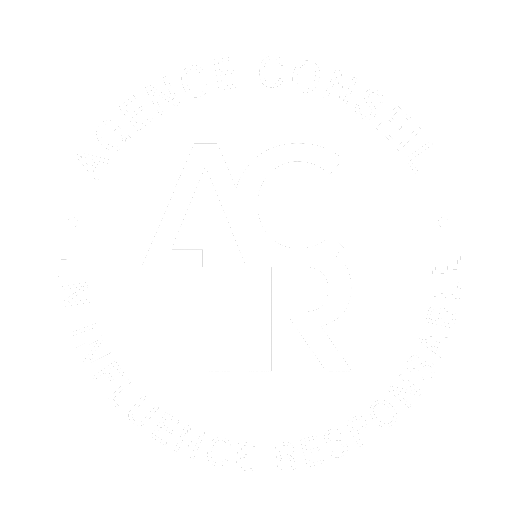 AFNOR E label white square | Pernille Christiansen - Agence de communication
